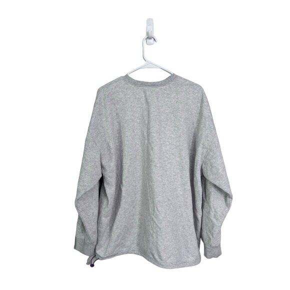Stori. crew‎ neck sweater gray heather bungee cord bottom size XXL - Picture 2 of 4